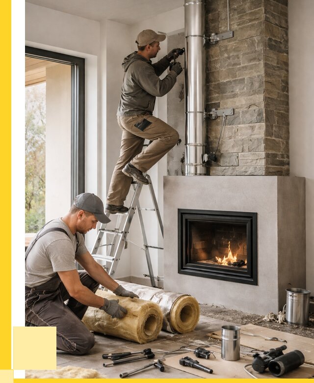 Монтаж дымоходов для каминов в Карабулаке от 15494 р. ЭриданКрб