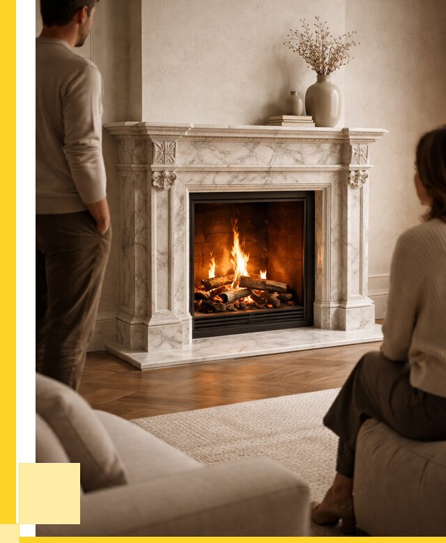 Мраморные камины под ключ в Карабулаке от 258225 р. | ЭриданКрб