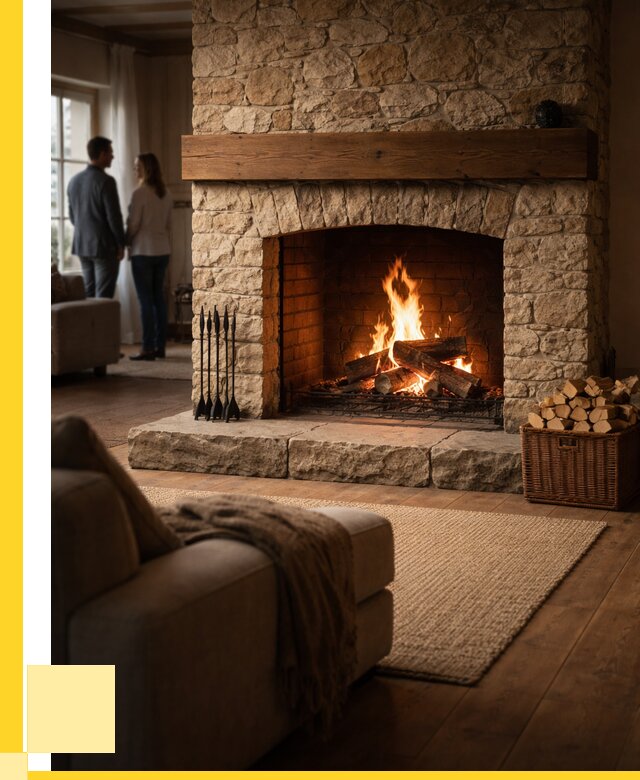 Открытые камины под ключ в Карабулаке от 154935 р. ЭриданКрб