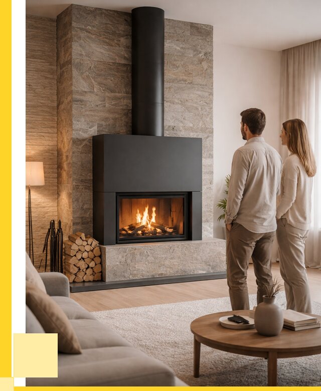 Закрытые камины под ключ в Карабулаке от 123948 р., ЭриданКрб