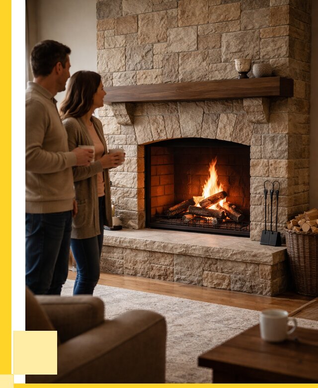 Каменные камины на заказ в Карабулаке от 185922 р. | ЭриданКрб