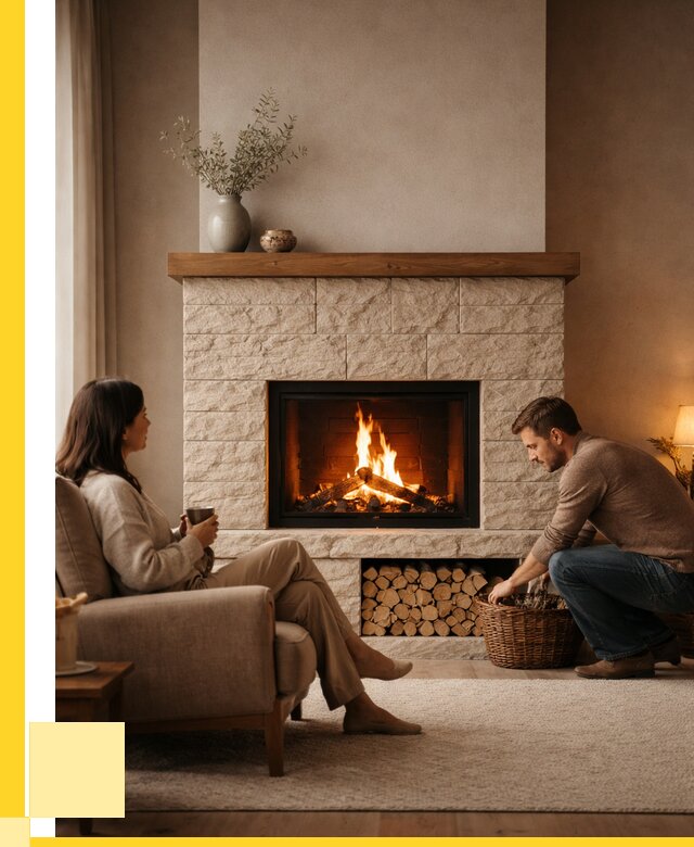 Камины для дома в Карабулаке под ключ от 154935 р. | ЭриданКрб