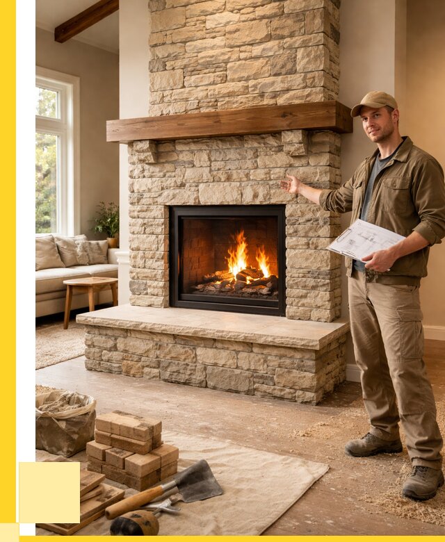 Камины под ключ в Карабулаке от 185922 р. | ЭриданКрб — установка