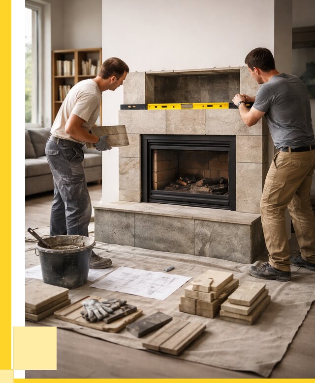 Монтаж каминов и установка в Карабулаке от 46481 р. | ЭриданКрб