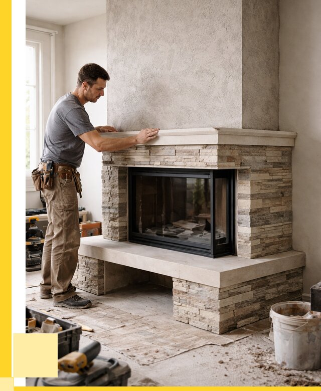 Изготовление каминов под ключ в Карабулаке от 154935 р. | ЭриданКрб