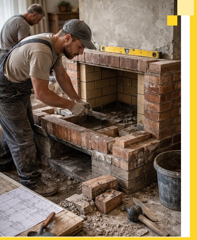 Изготовление и установка каминопечей под ключ в Карабулаке