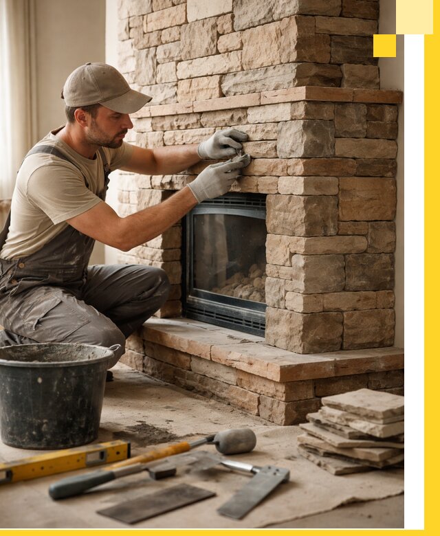 Проектирование и установка печей-каминов под ключ в Карабулаке