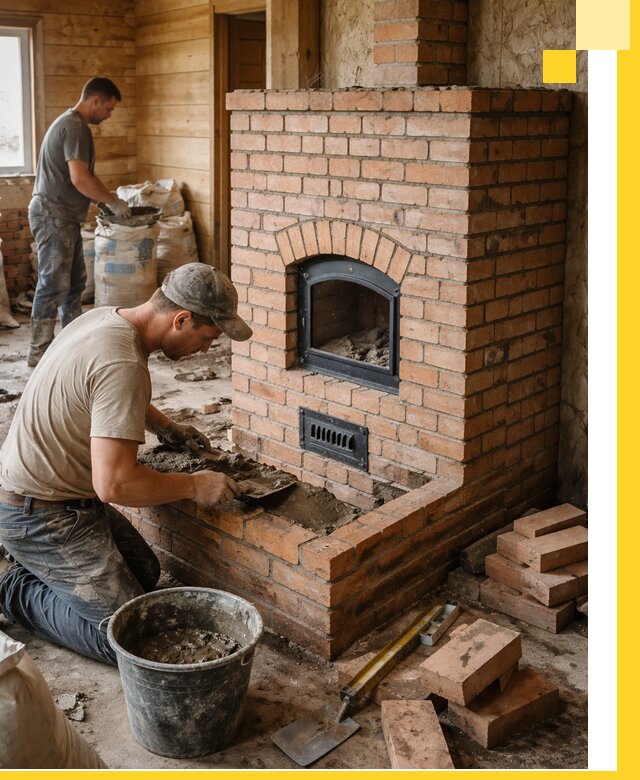 Профессиональное строительство печей в Карабулаке под ключ