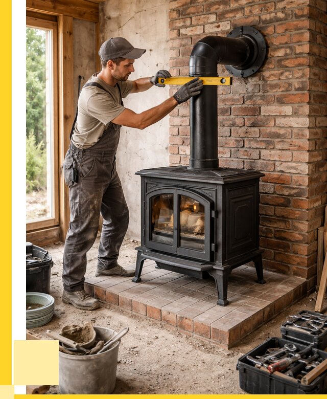 Монтаж печей установка банной печи в Карабулаке от 15494 р. | ЭриданКрб