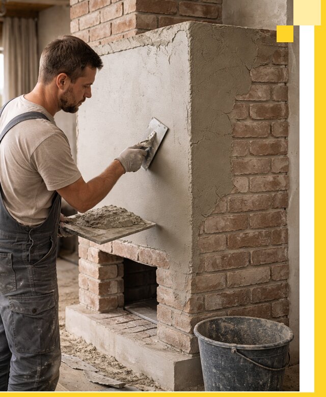 Отделка печей и облицовка каминов в Карабулаке под ключ