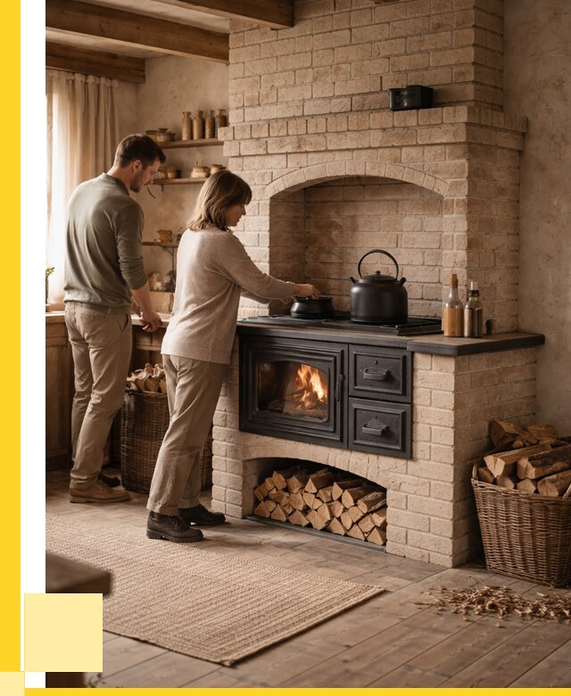 Печи с плитой в Карабулаке от 46481 р. | ЭриданКрб — кирпичная печь