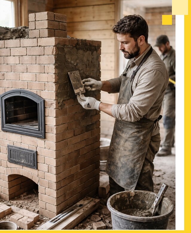 Изготовление и установка печей-шведок под ключ в Карабулаке