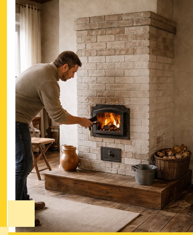 Печь голландка из кирпича в Карабулаке от 87797 р. | ЭриданКрб