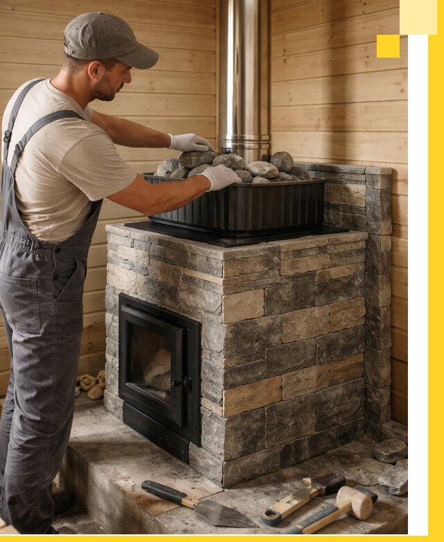 Печи для парной в Карабулаке, производство, монтаж и обслуживание