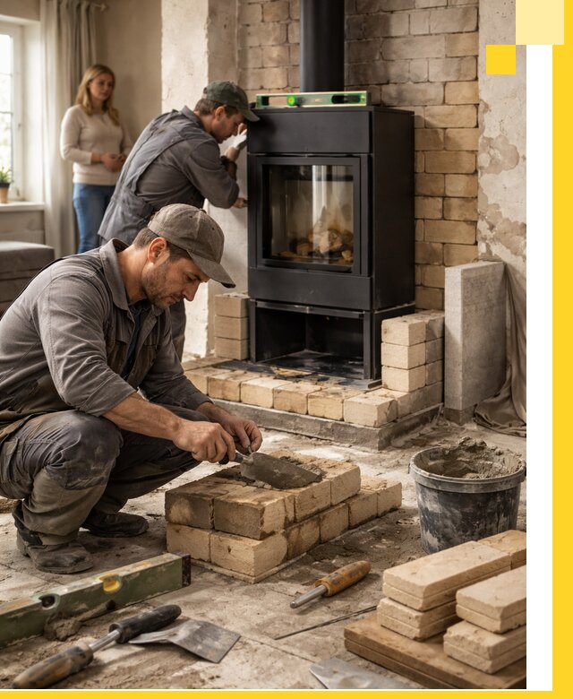 Печи и камины под ключ: проект, установка в Карабулаке