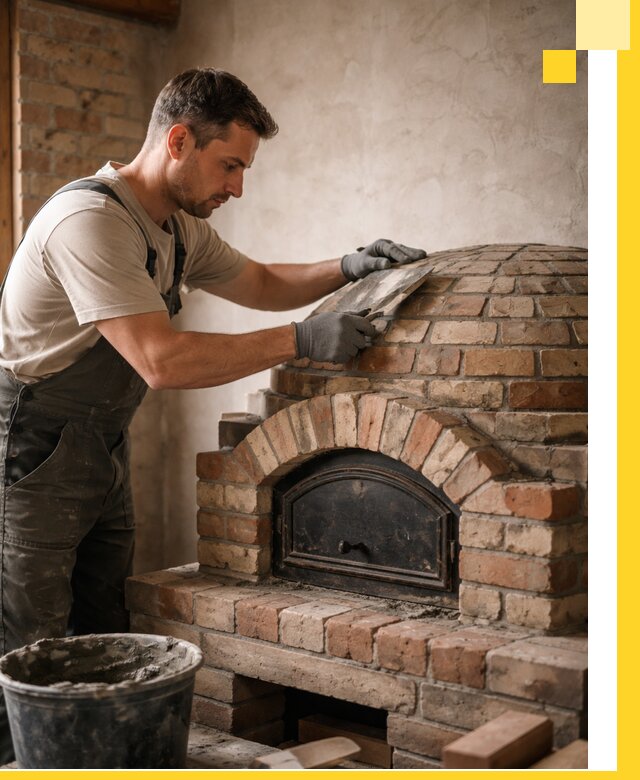 Изготовление и монтаж помпейских печей на заказ в Карабулаке