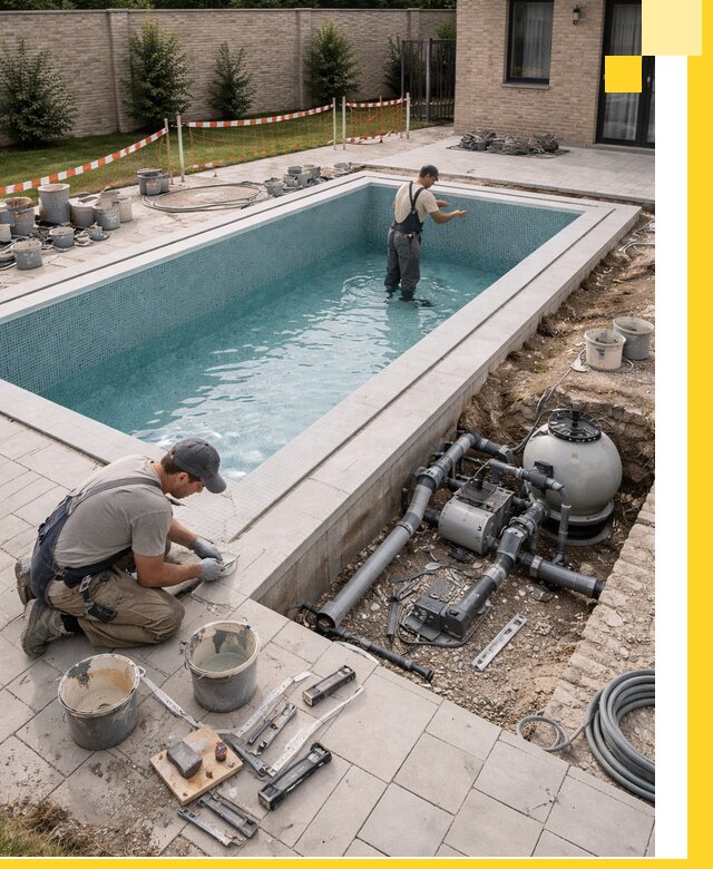 Строительство бассейнов под ключ в Карабулаке: проекты и монтаж