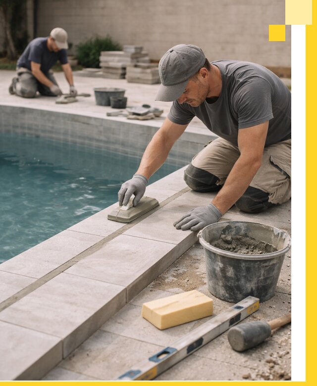 Отделка бассейнов в Карабулаке: декоративная отделка и гидроизоляция