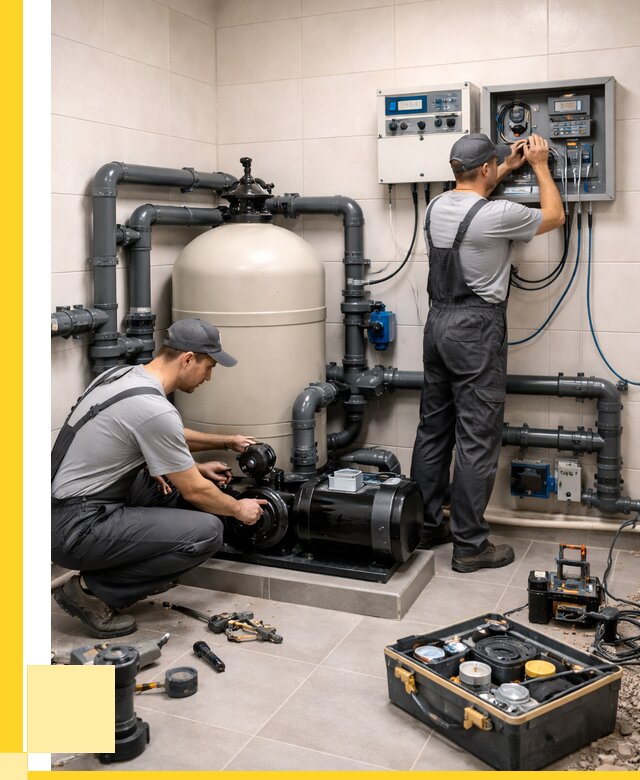 Монтаж оборудования для бассейнов в Карабулаке от 41316 р. | ЭриданКрб