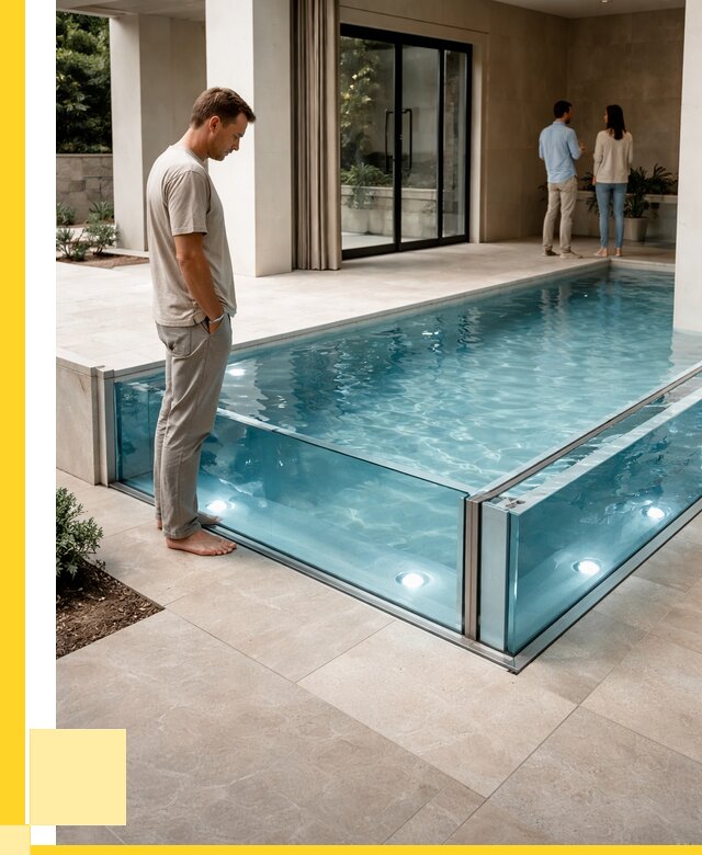 Стеклянные бассейны в Карабулаке от 1239480 р. | ЭриданКрб — мозаика