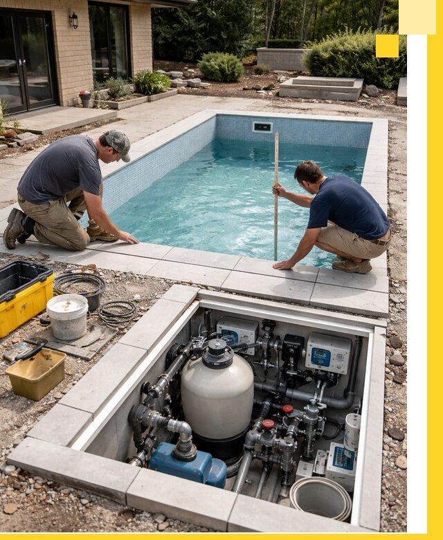 Строительство качественных домашних бассейнов под ключ в Карабулаке