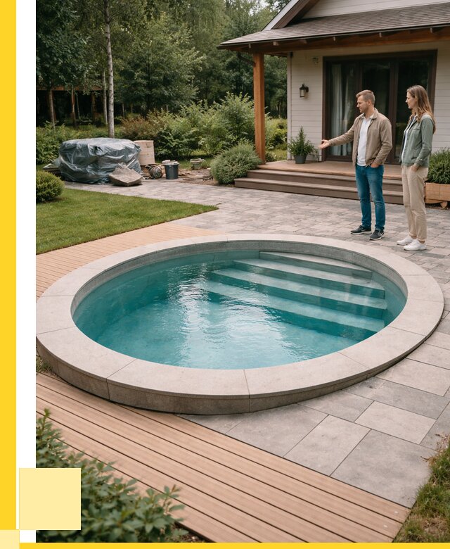 Бассейн на даче под ключ в Карабулаке от 206580 р., ЭриданКрб