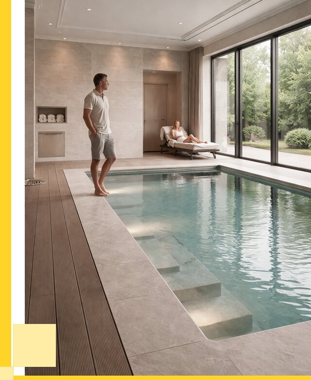 Бассейны в коттедже под ключ в Карабулаке от 1239480 р. | ЭриданКрб