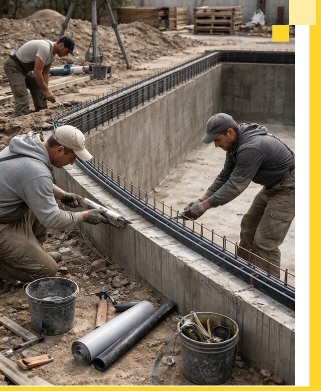 Качественный монтаж чаши бассейна в Карабулаке под ключ с гарантией