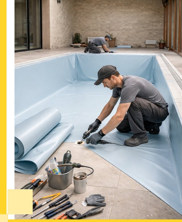 Пленка ПВХ для бассейнов в Карабулаке от 2582 р. | ЭриданКрб