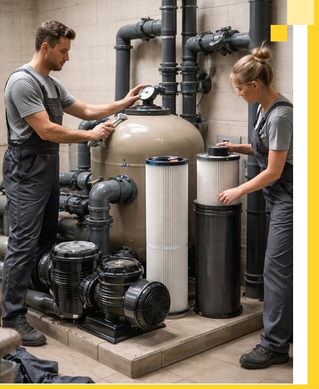 Фильтры и системы фильтрации для бассейнов в Карабулаке