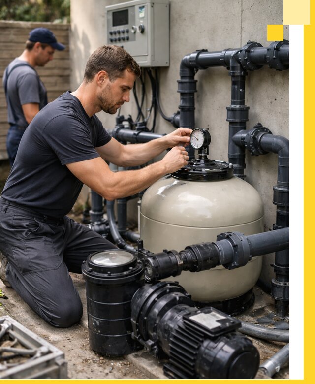 Поставка и монтаж фильтровального оборудования для бассейнов в Карабулаке