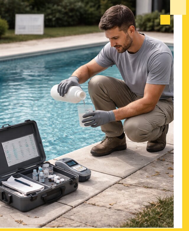 Профессиональная дезинфекция воды в бассейне в Карабулаке