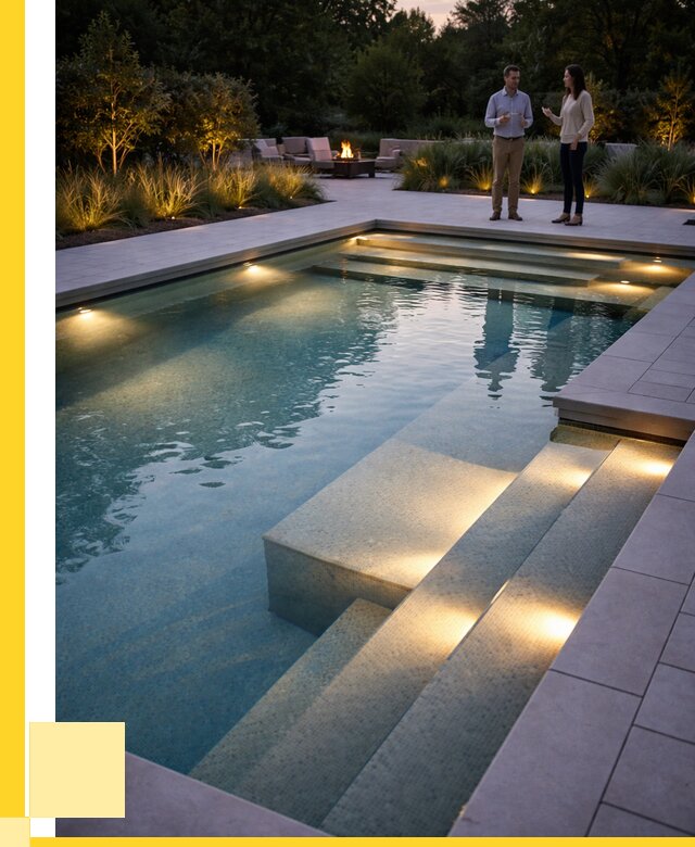 Освещение бассейнов в Карабулаке под ключ от 25823 р. | ЭриданКрб