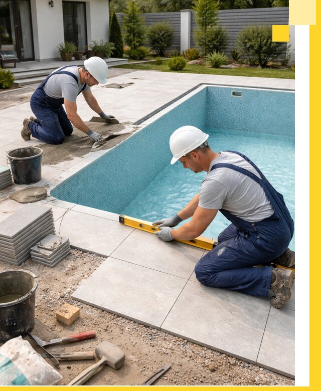 Строительство и монтаж плавательных бассейнов под ключ в Карабулаке