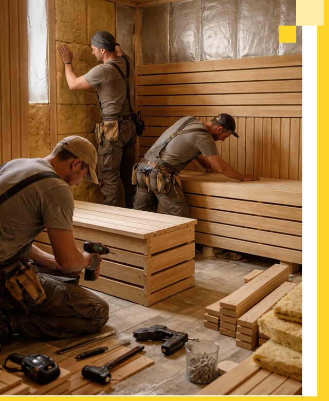 Профессиональное строительство саун под ключ в Карабулаке