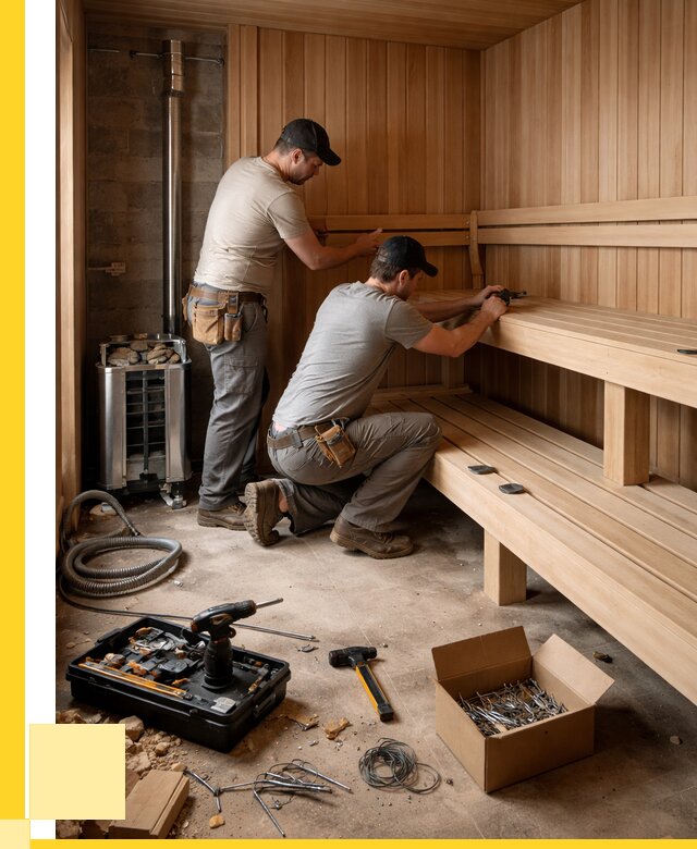 Монтаж саун под ключ в Карабулаке от 123948 р. | ЭриданКрб