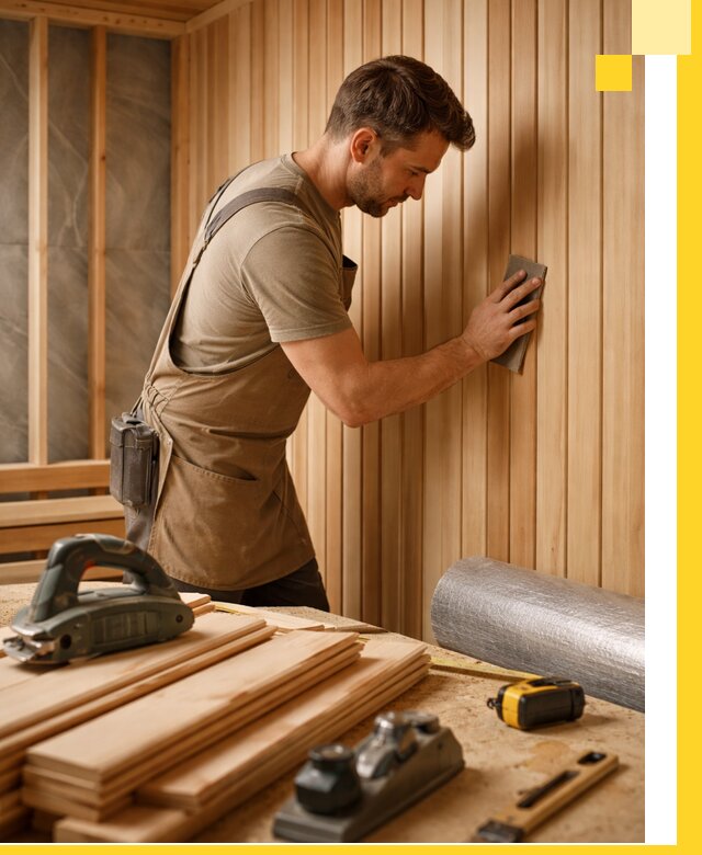 Профессиональная отделка саун и парных под ключ в Карабулаке