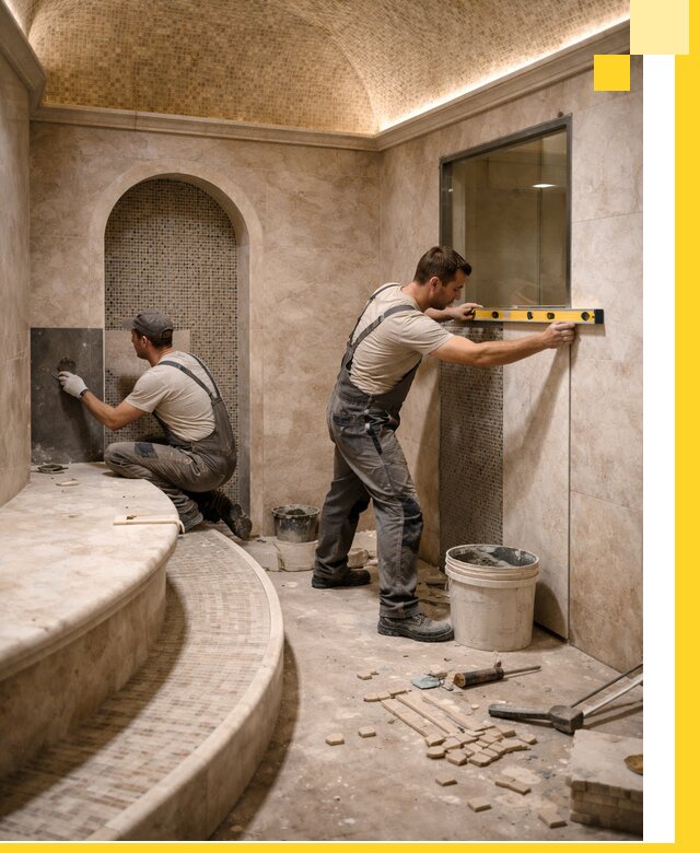 Проектирование и строительство саун с хамамом под ключ в Карабулаке