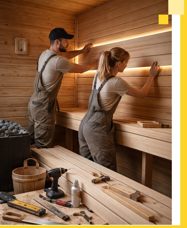 Дизайн саун и бань под ключ с индивидуальным проектом в Карабулаке