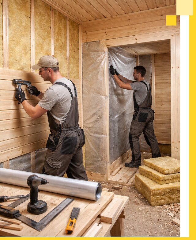 Бани под ключ в Карабулаке с проектом и полным монтажом