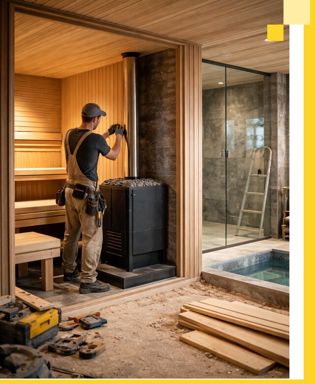 Полное строительство банных комплексов под ключ в Карабулаке