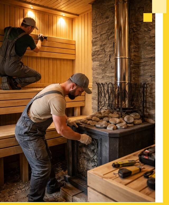 Комплексный дизайн бань, саун и зон отдыха в Карабулаке