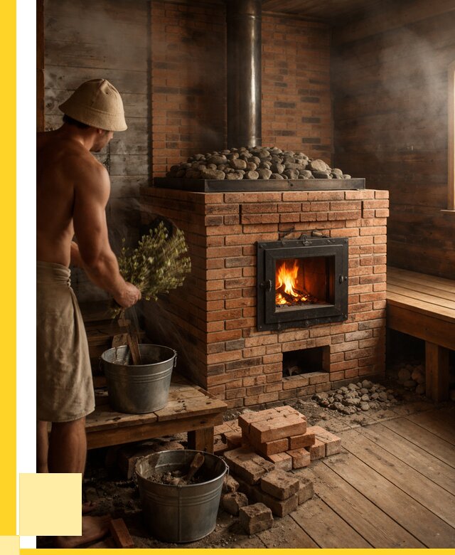 Кирпичные банные печи в Карабулаке от 92961 р. | ЭриданКрб