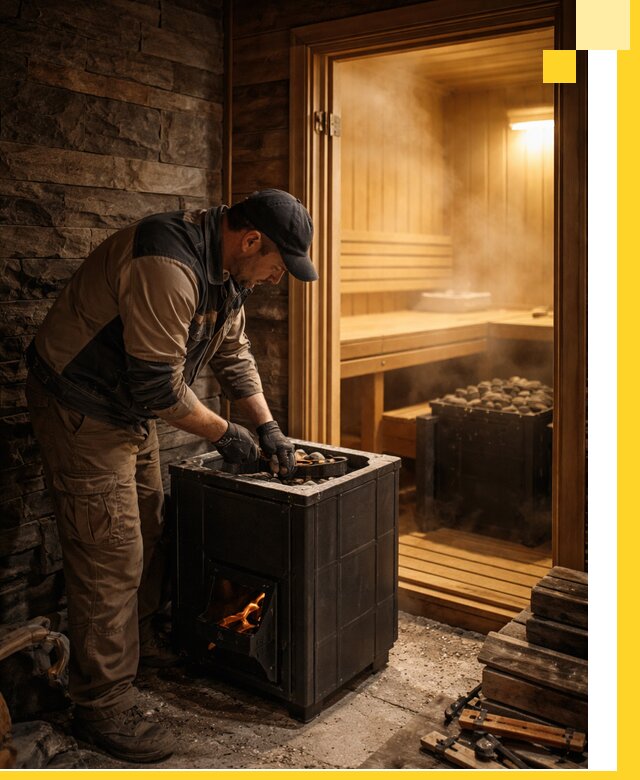 Строительство бани с сауной под ключ в Карабулаке от проекта до сдачи