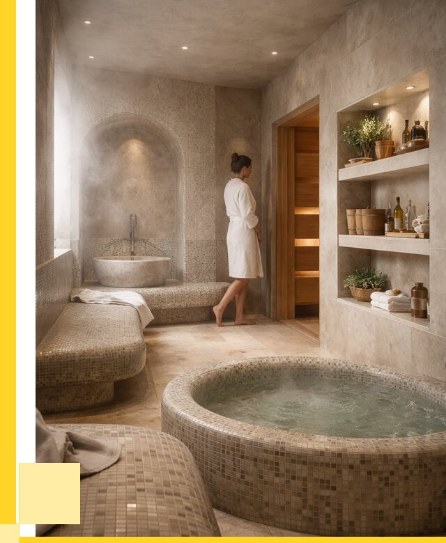 Строительство бани с хамамом в Карабулаке от 774675 р. | ЭриданКрб