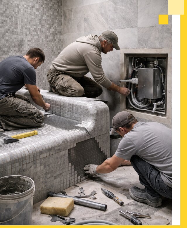 Проекты хамамов под ключ в Карабулаке и дизайн и строительство