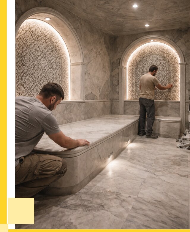 Турецкие бани под ключ в Карабулаке от 258225 р. | ЭриданКрб