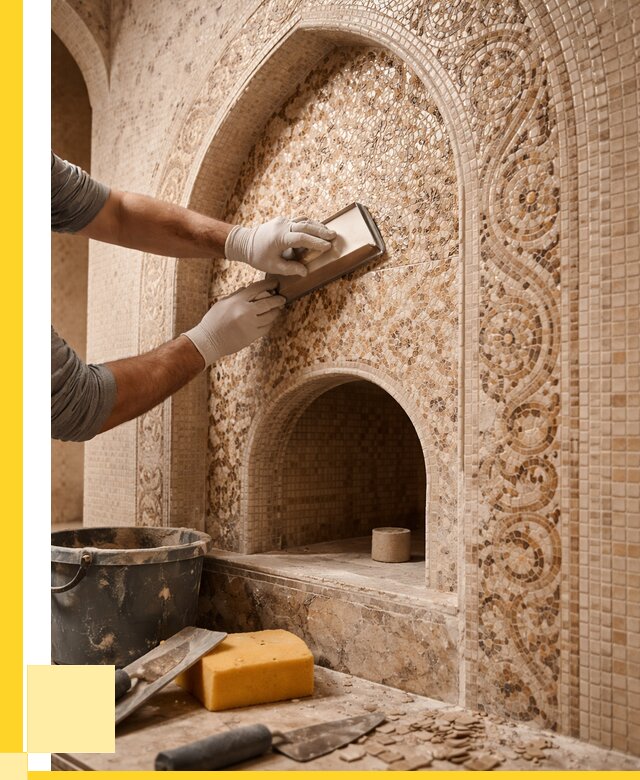 Мозаика для хамама в Карабулаке под ключ от 5165 р. | ЭриданКрб