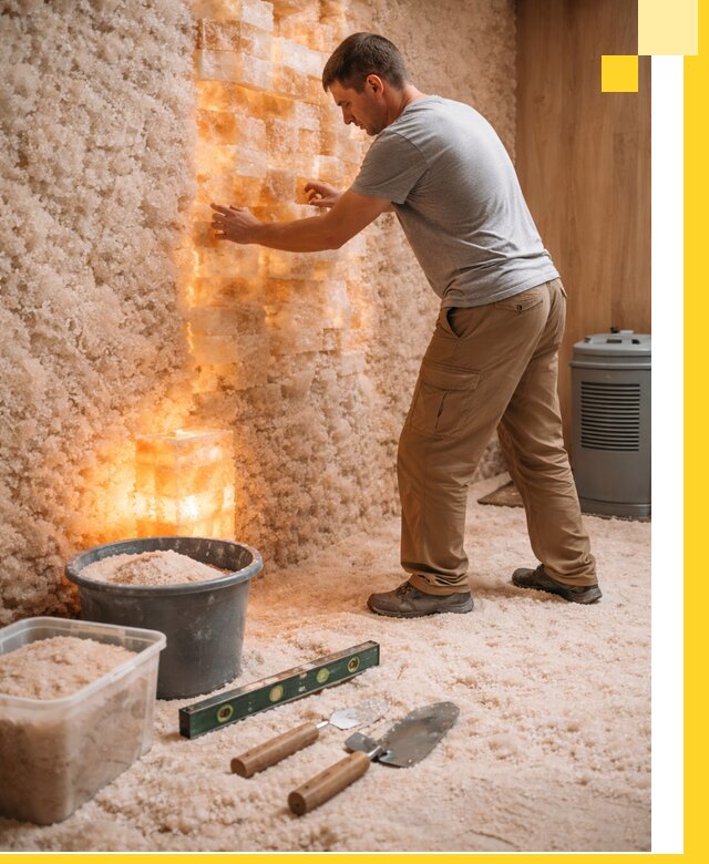 Проектирование и монтаж соляных комнат в Карабулаке под ключ